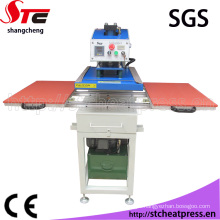 Automatic Double Station Hydraulic Oil Garment Printing Machine